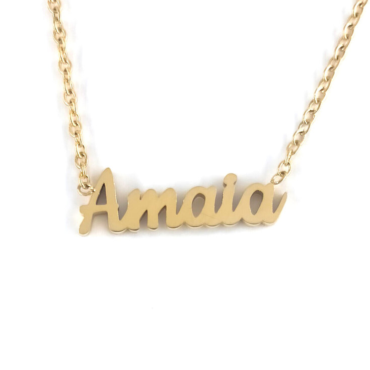 collar amaia dorado