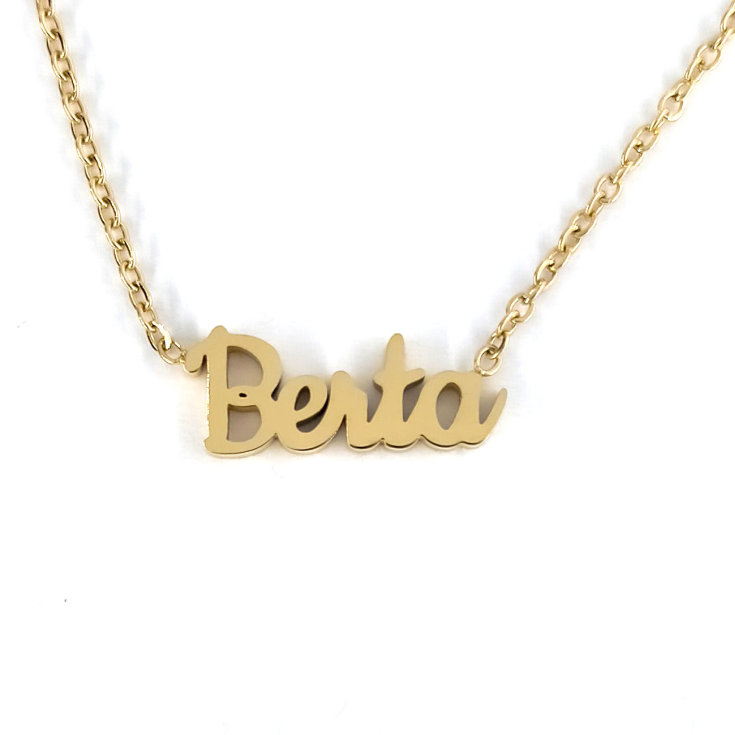 collar berta dorado