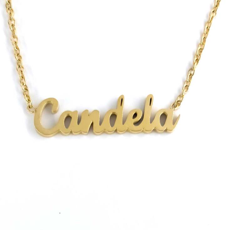 collar candela dorado