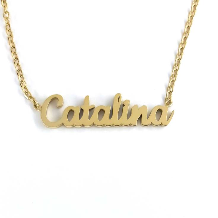 collar catalina dorado