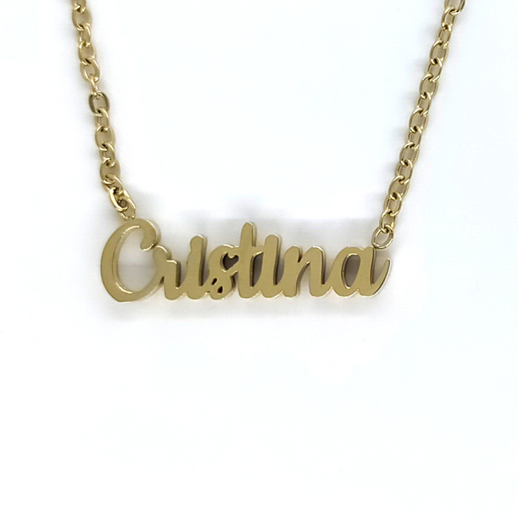 collar cristina dorado
