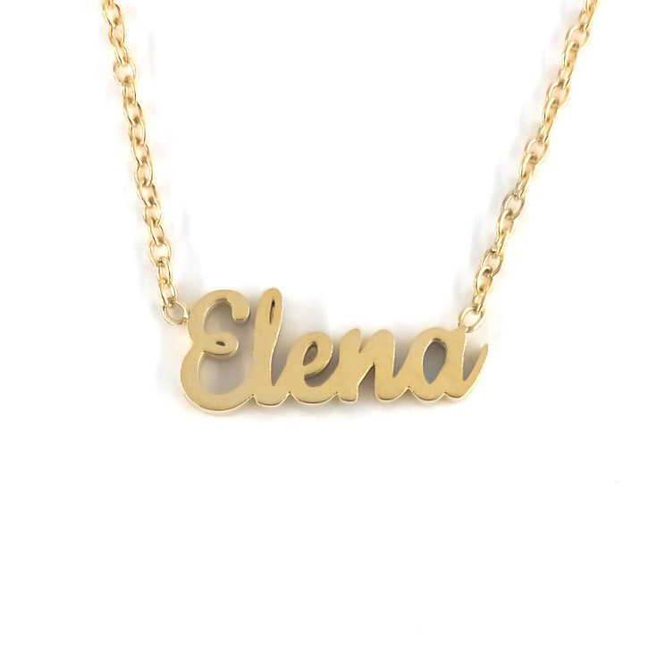 collar elena dorado