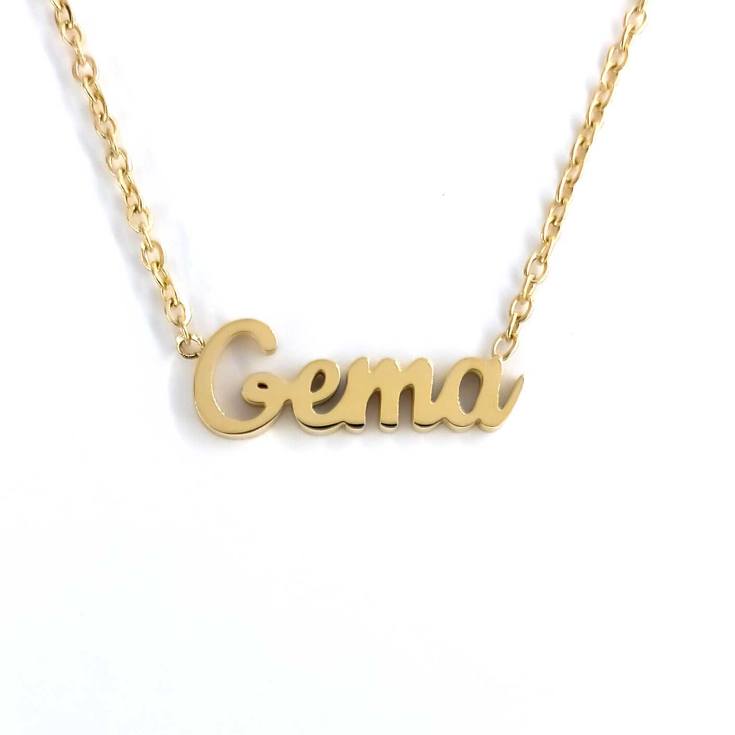 collar gema dorado