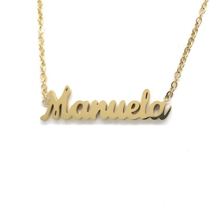 collar manuela dorado