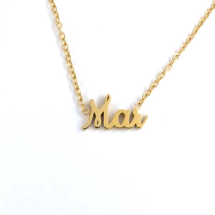 collar mar dorado