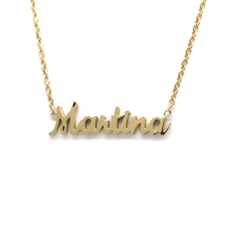 collar martina dorado