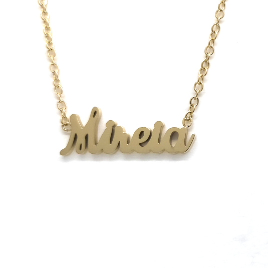 collar mireia dorado