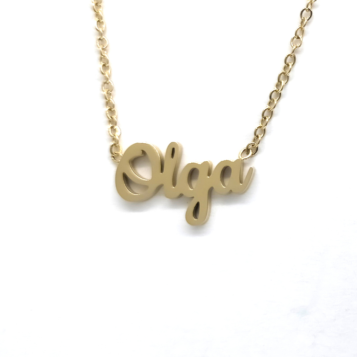 collar olga dorado