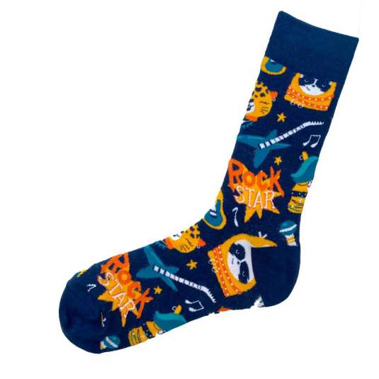 marc jojo calcetines negros casette rock