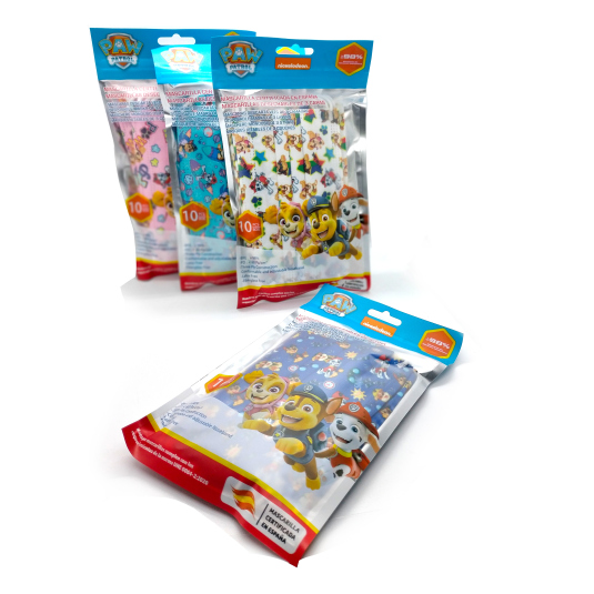 mascarillas higienicas infantiles paw patrol pack 10 unidades mascarillas higienicas infantiles paw patrol pack 10 unidades