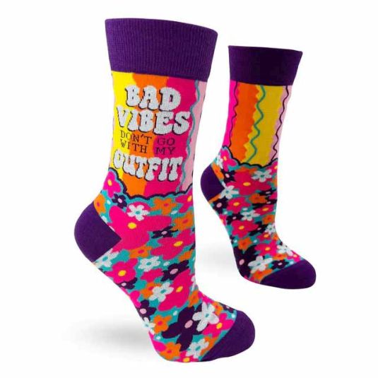 happy feet calcetines bad vibes don't go with my outfit