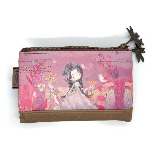 sweet & candy girl in a flowery field cartera billetero mediano sweet & candy girl in a flowery field cartera billetero mediano
