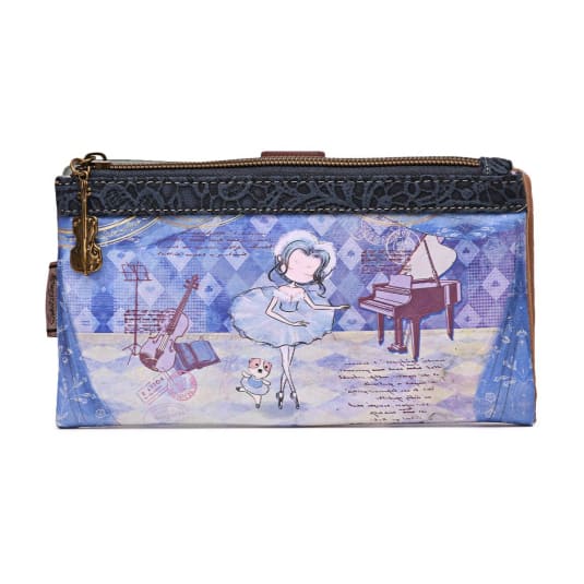 sweet & candy ballerina blue billetero grande azul