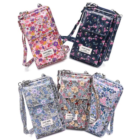 sweet & candy bolso portamovil floral surtido bandolera