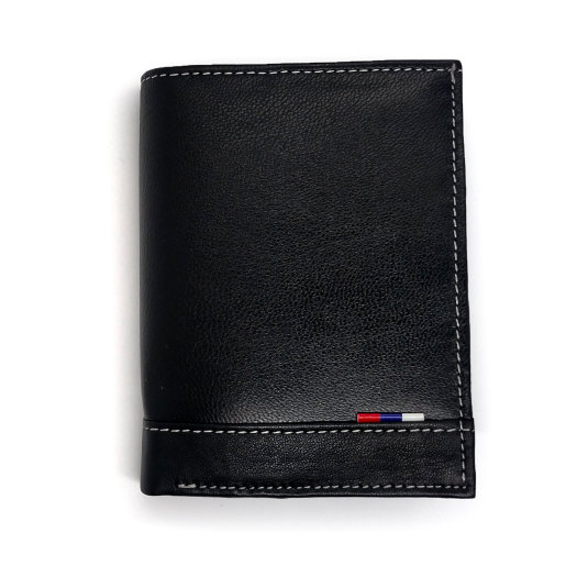 cartera pequeña de piel caballero piel vertical