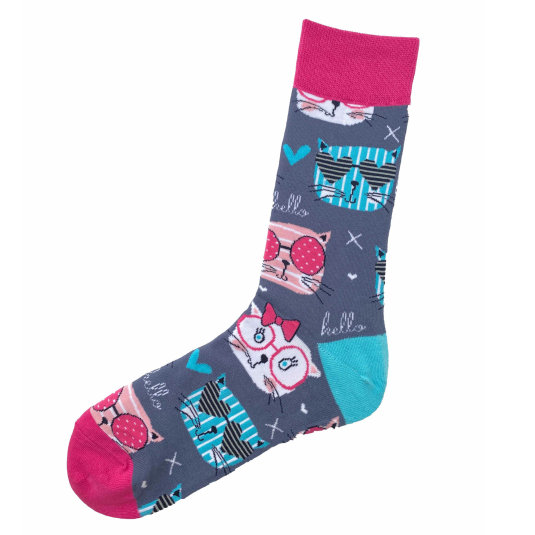 happy feet calcetines gatitos