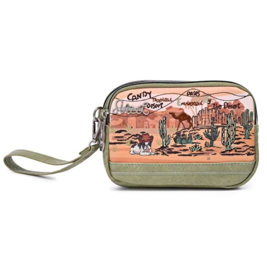 keep nature wild monedero grande sweet candy verde