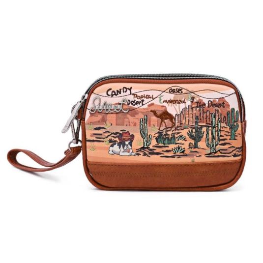 keep nature wild monedero grande sweet candy marron