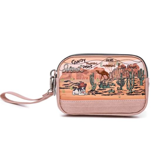 keep nature wild monedero grande sweet candy rosa