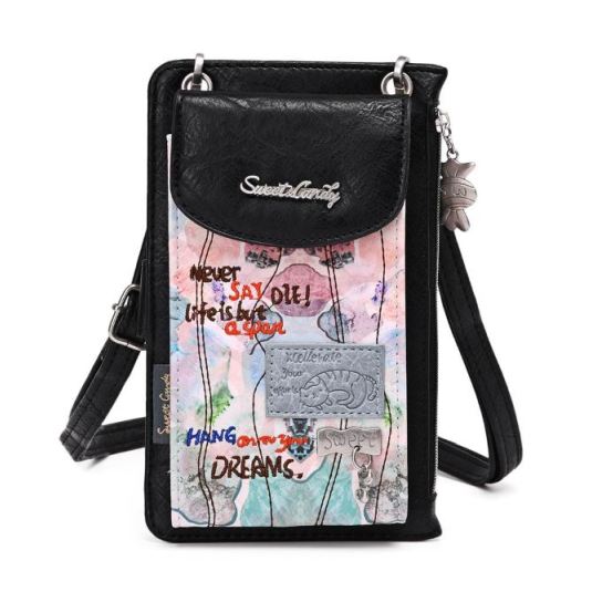 sweet candy portamovil  watercolor negro