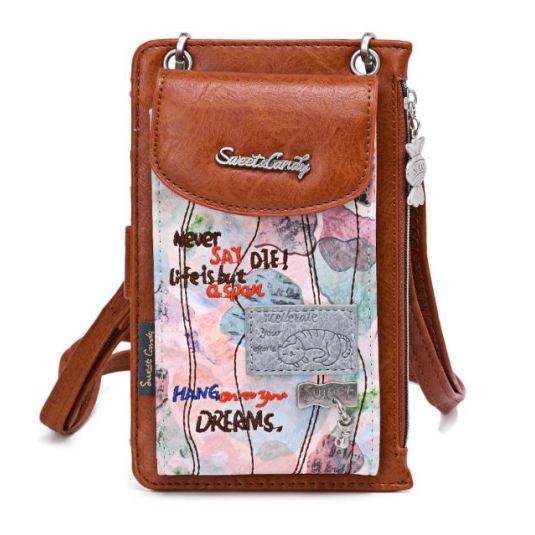 sweet candy portamovil  watercolor marron