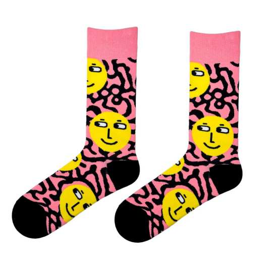 happy feet calcetines color colar emoji
