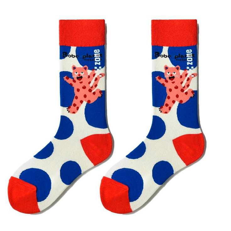 happy feet calcetines lunares gato happy feet calcetines lunares gato