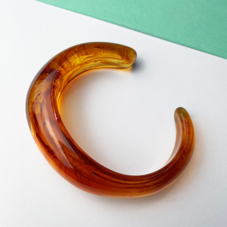 brazalaete naranja marmolado