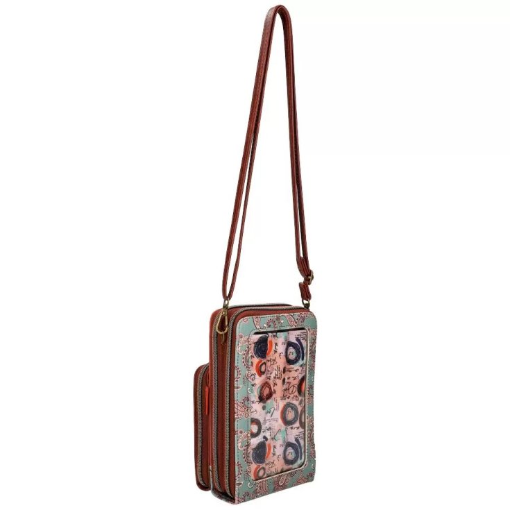 sweet & candy celo girl with puppy bolso porta movil 2 compartimentos