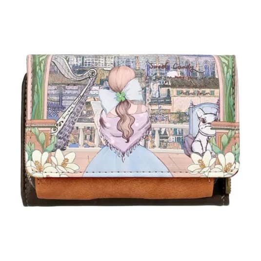 sweet & candy harp with puppy cartera pequeña
