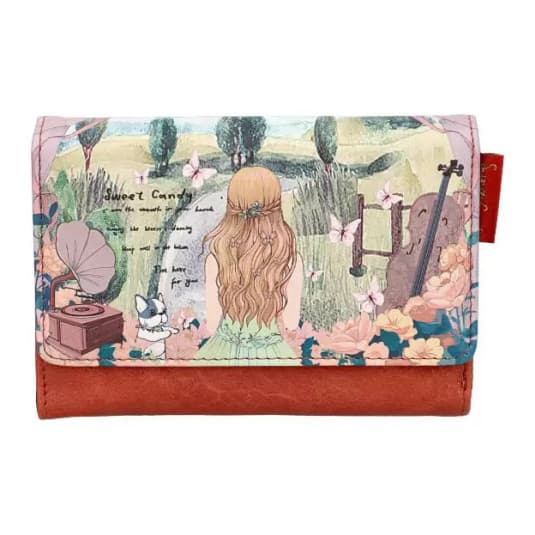 sweet & candy celo girl with puppy cartera solapa