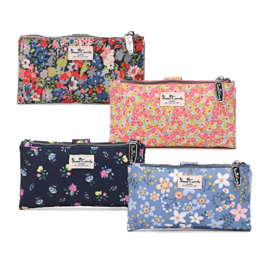 sweet & candy flower cartera grande colores surtidos