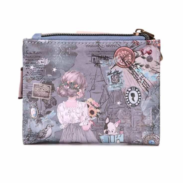 sweet & candy girl with bouquets of flowers monedero 2024 248