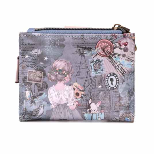 sweet & candy girl with bouquets of flowers monedero 2024 248
