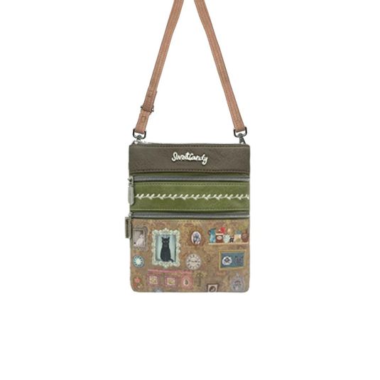 sweet candy bandolera huellas khaki