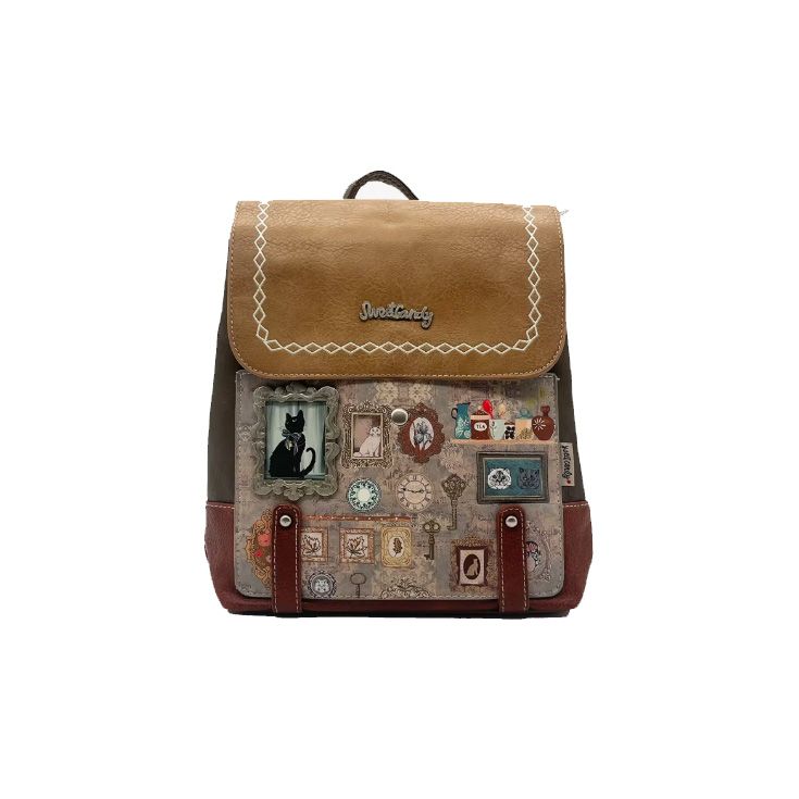 sweet candy mochila huellas verde sweet candy mochila huellas verde