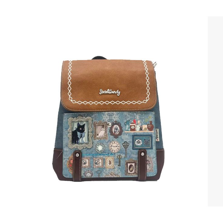 sweet candy mochila huellas azul sweet candy mochila huellas azul