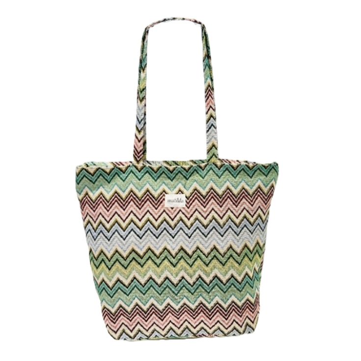 totebag grande matilda estampado zigzag totebag grande matilda estampado zigzag