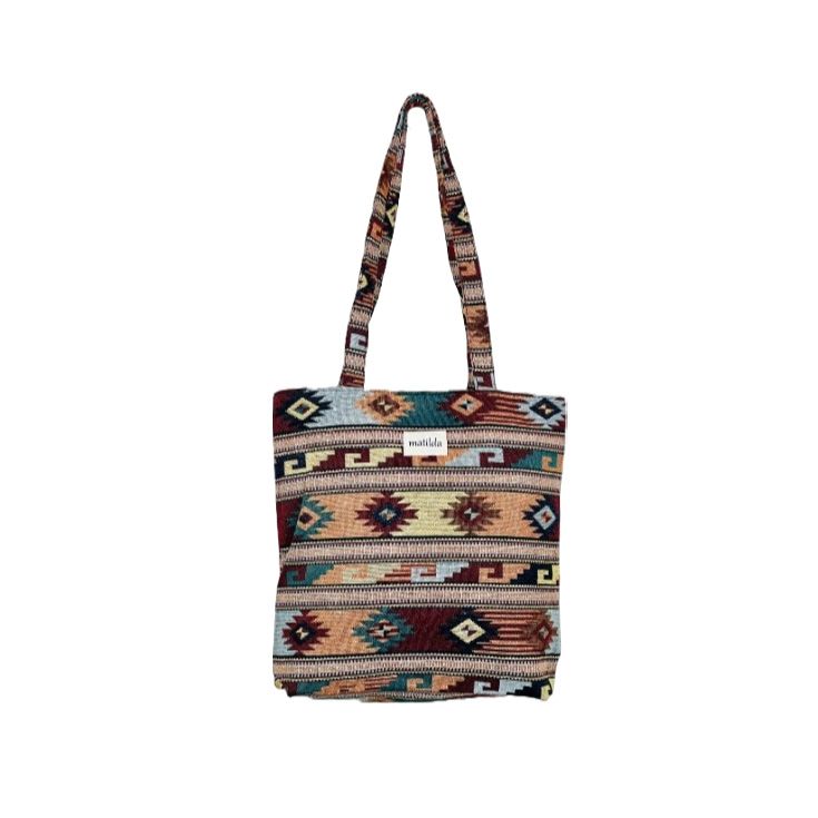 totebag pequeña matilda estampado etnico totebag pequeña matilda estampado etnico