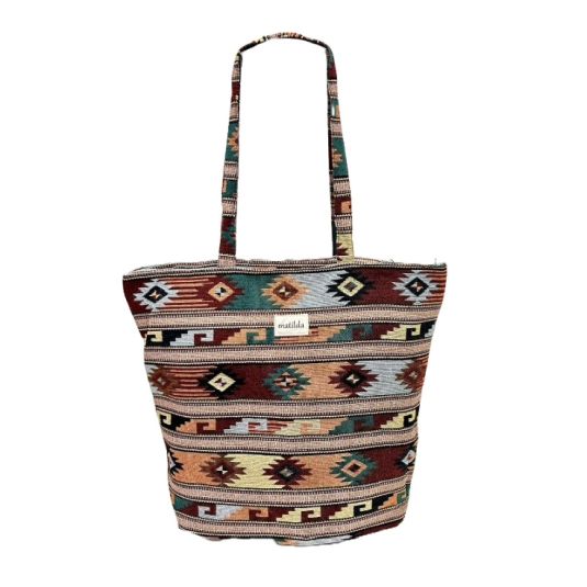 totebag grande matilda estampado etnico