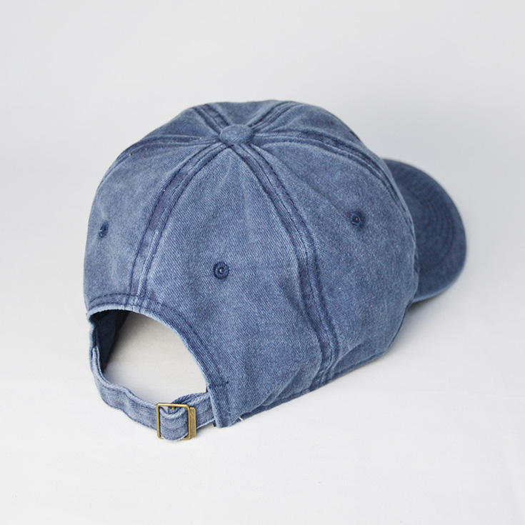 gorra gastada lisa marino