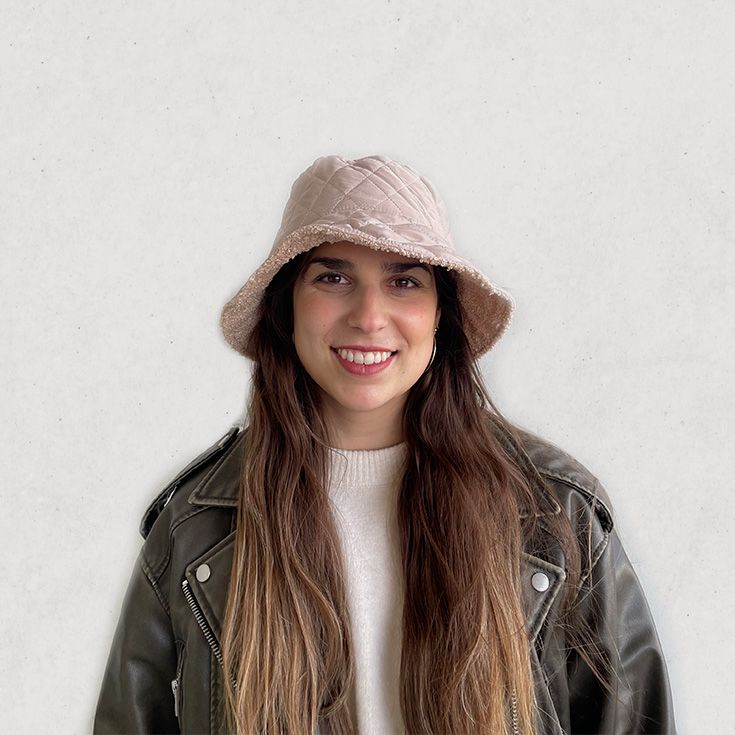 gorro nylon forrado beige gorro nylon forrado beige