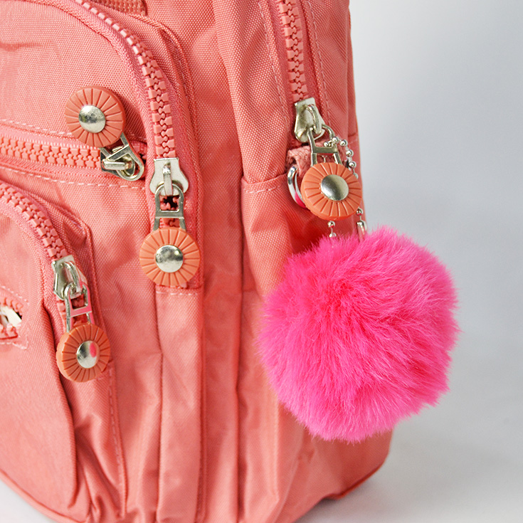 bolso mochila pequeña kaken coral