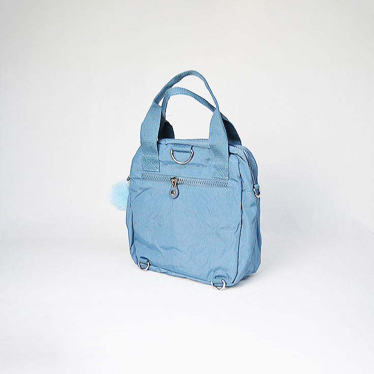 bolso mochila pequeña kaken azul