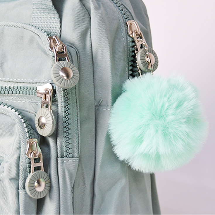bolso mochila pequeña kaken verde turquesa