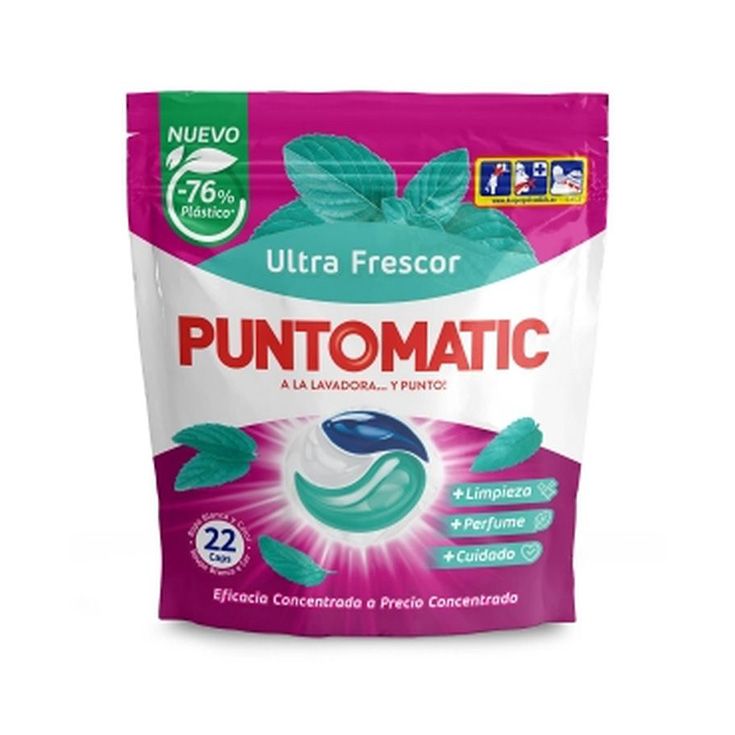 puntomatic capsulas frescor 22 unidades