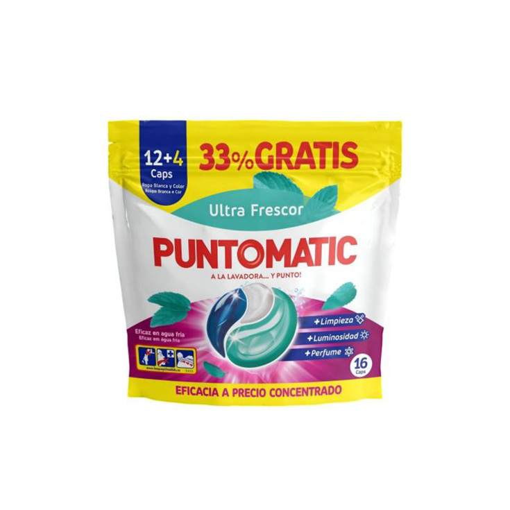 punto matic capsulas frescor 12-4uds