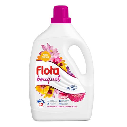flota fragancia bouquet detergente liquido 42 lavados