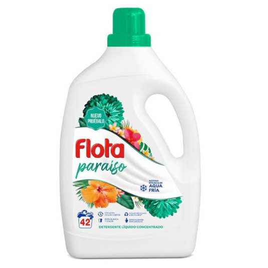 flota fragancia paraiso detergente liquido 42 lavados 