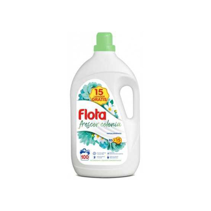 flota detergente liquido frescor colonia 100 lavados flota detergente liquido frescor colonia 100 lavados